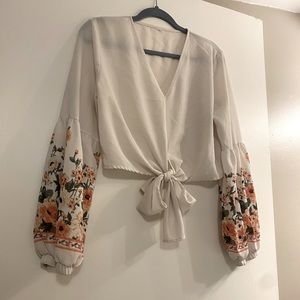 Shein Crop Top with Floral Print